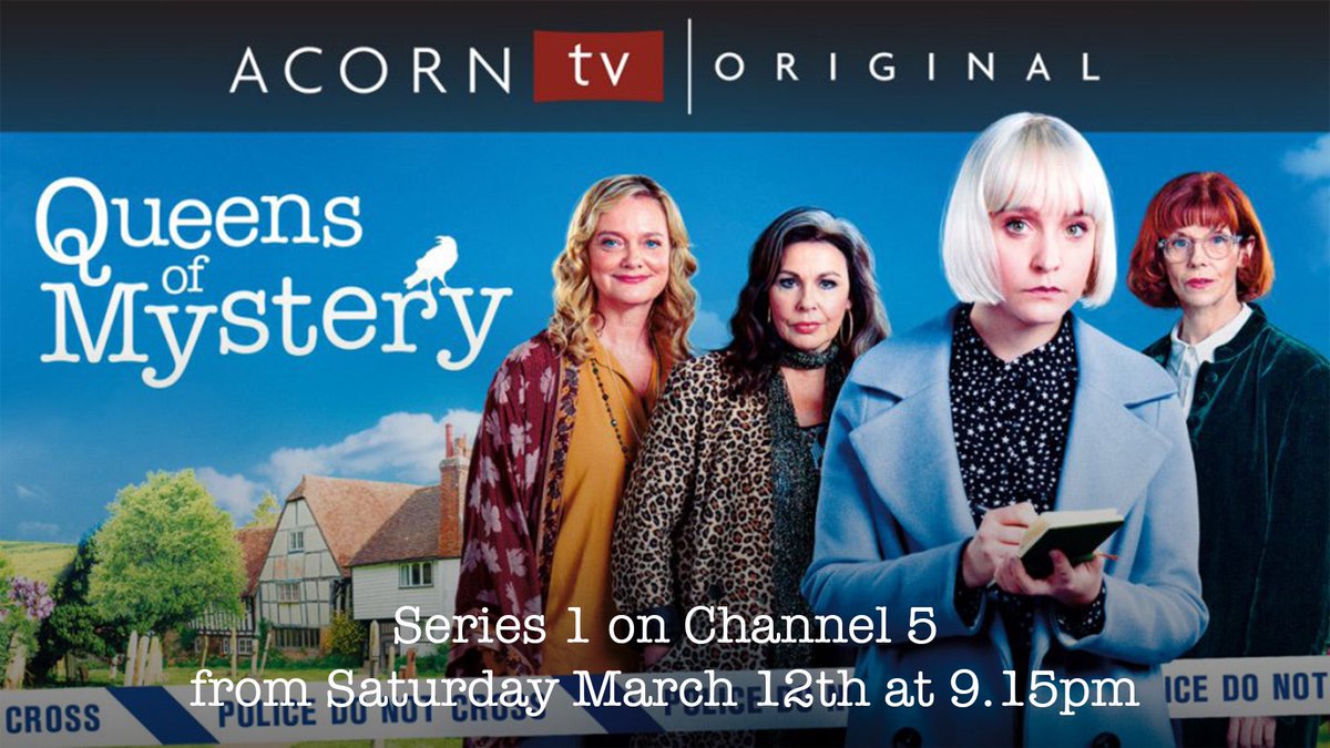 We are delighted that the first series of #QueensofMystery will be available for UK viewers on <a href="/channel5_tv/">Channel 5</a> from tomorrow, Saturday 12th March at 9.15pm and for the following 5 weeks. 

Huge thanks are due to everyone involved and to all our fans for your enthusiastic support!