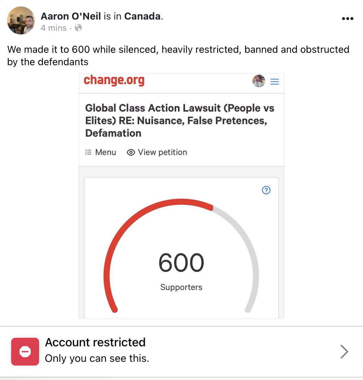 ‼️‼️ PEOPLE vs ELITES ‼️‼️ Censored, banned, restricted, shadow banned, deleted, silenced? Made to feel like you do not exist? Me too. #peoplevselites #lawsuits #elites #NewWorldOrder #reset #globalclass SIGN: https://t.co/B5Mns68ccS #share #sign #volunteer #justice https://t.co/qPlT8OdC3j
