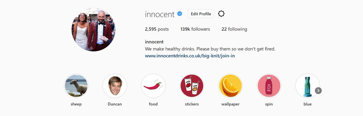 innocent's tweet photo. GUESS WHAT EVERYONE

Our boss has accidentally changed our Instagram profile picture to one of their wedding photos.

FINALLY A MISTAKE THAT WASN'T US. We've been waiting years for this. https://t.co/7cnCWsthao