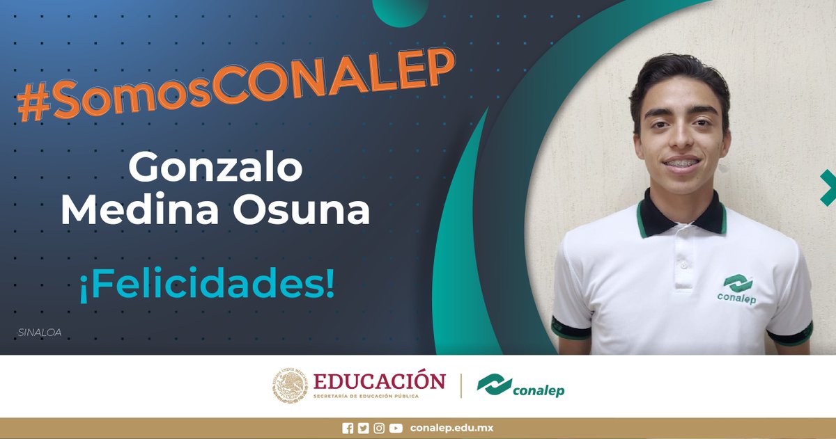 Felicitamos a Gonzalo Medina Osuna estudiante de <a href="/Conalep_sinaloa/">@Conalep_sinaloa</a>  por quedar en el 1° lugar en la prueba de 400 m. con vallas en Jalisco, demostrando el resultado del trabajo, esfuerzo y disciplina en los entrenamientos.

Muchas Felicidades 🏅