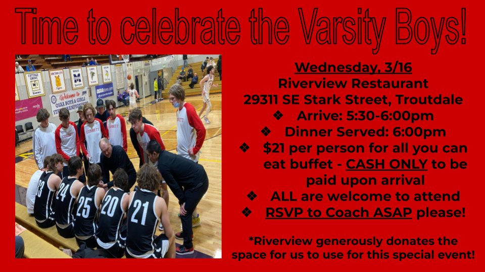 Corbett Cardinals Boys Basketball tweet media