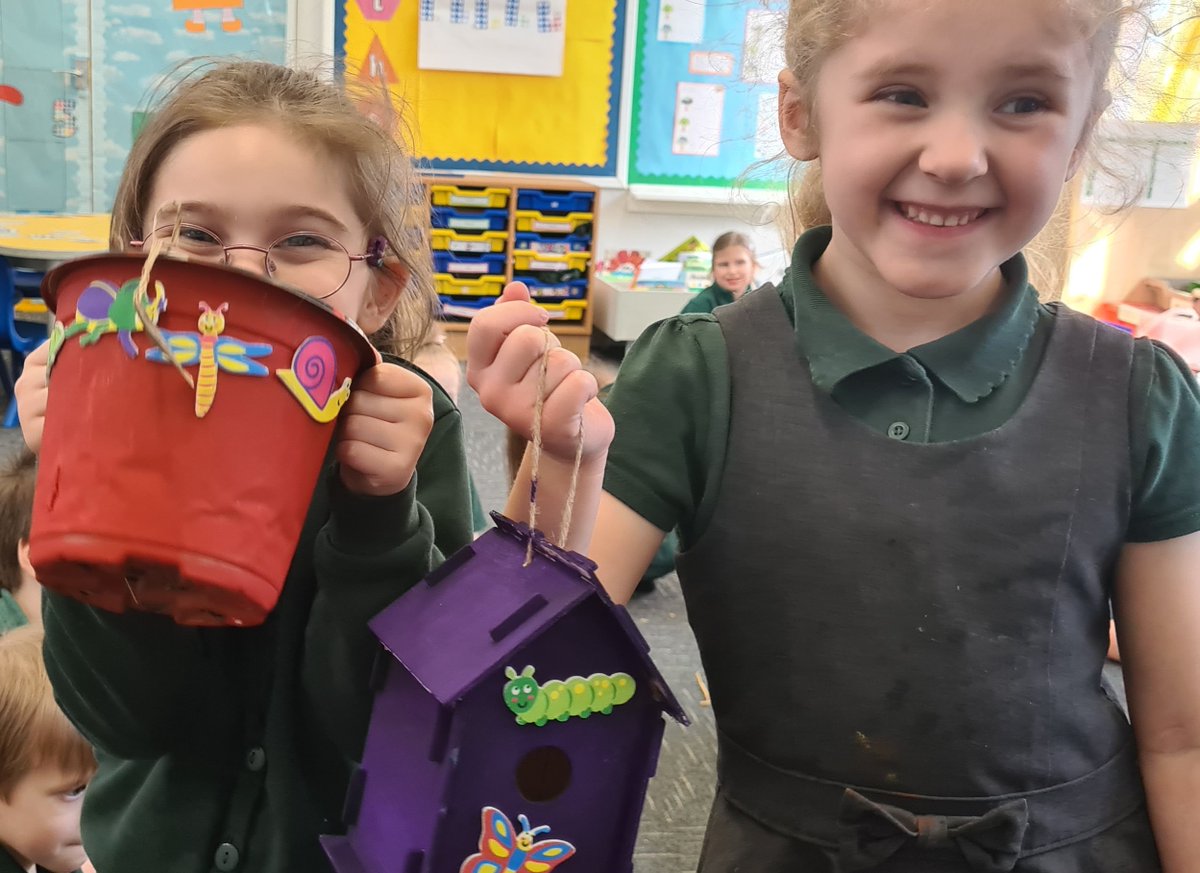 F2wansbeck's tweet photo. We finished our bird houses this week too which will also be displayed in a local community park 🐦🐦 @WansbeckPrimary more details coming soon.... #birdwatch #springtime https://t.co/pAEbHTxE7P