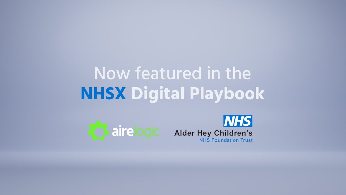 AireLogic's tweet photo. We are excited to share with you that our recent work with @AlderHey @idigitalnhs to integrate electronic patient-reported health data into electronic patient records is now a featured Case Study in the NHSX Digital Playbook.
Read the full case study here: https://t.co/V63RI1gOOj https://t.co/ZevGSsiX8L