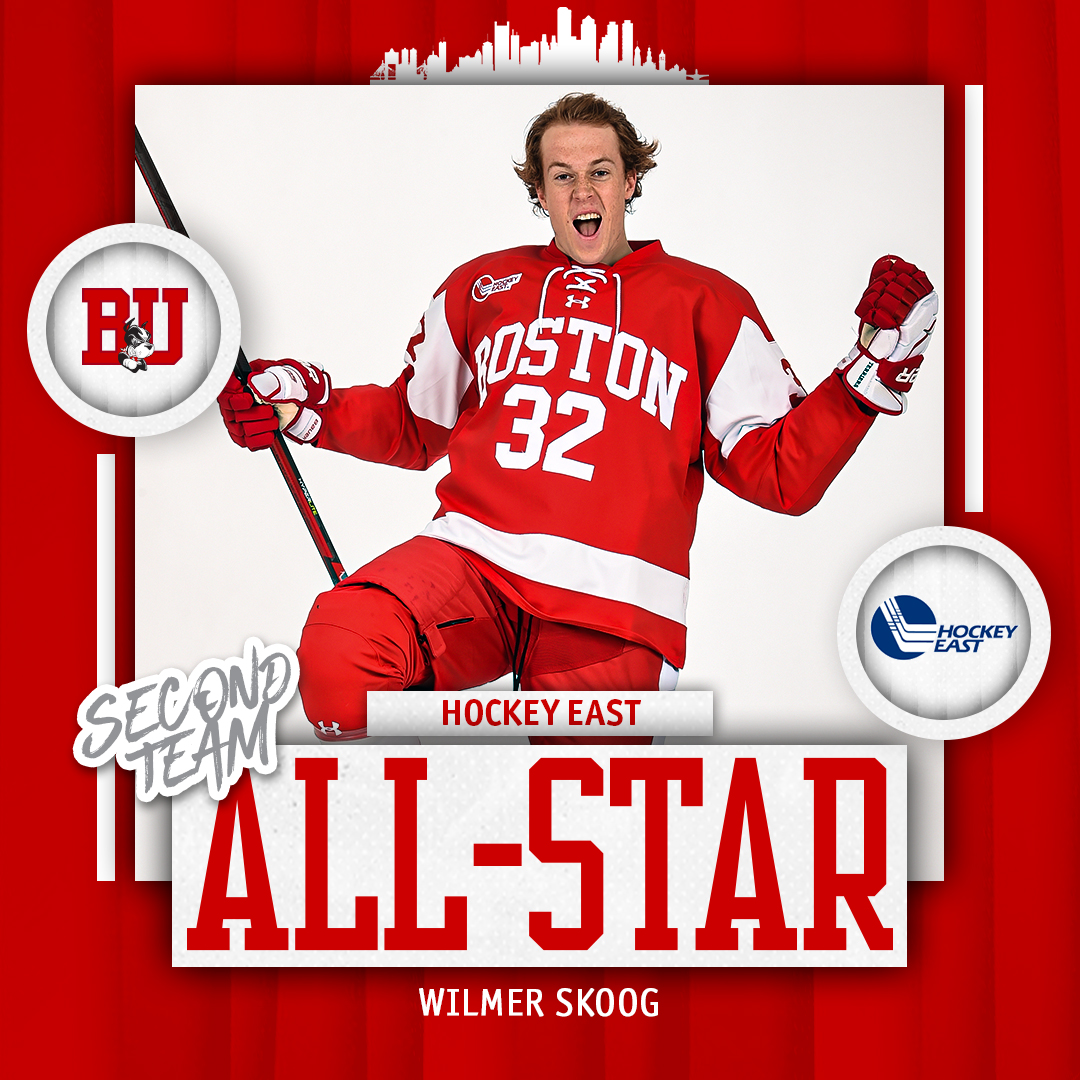 TerrierHockey's tweet photo. Congrats to Domenick Fensore, Wilmer Skoog and Alex Vlasic on being selected as Hockey East All-Stars!

📝 https://t.co/GDm5s6nOjP https://t.co/fCoScRCp9H