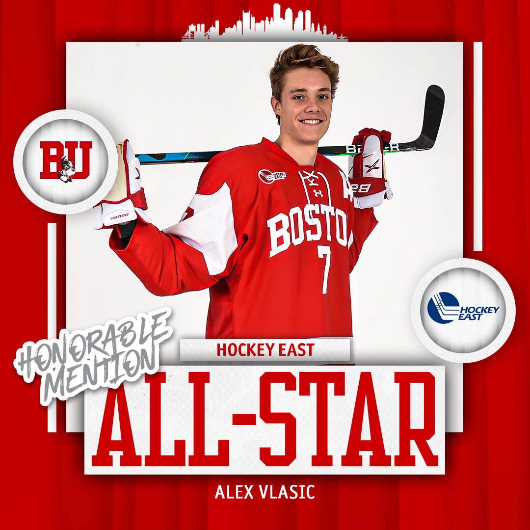 TerrierHockey's tweet photo. Congrats to Domenick Fensore, Wilmer Skoog and Alex Vlasic on being selected as Hockey East All-Stars!

📝 https://t.co/GDm5s6nOjP https://t.co/fCoScRCp9H