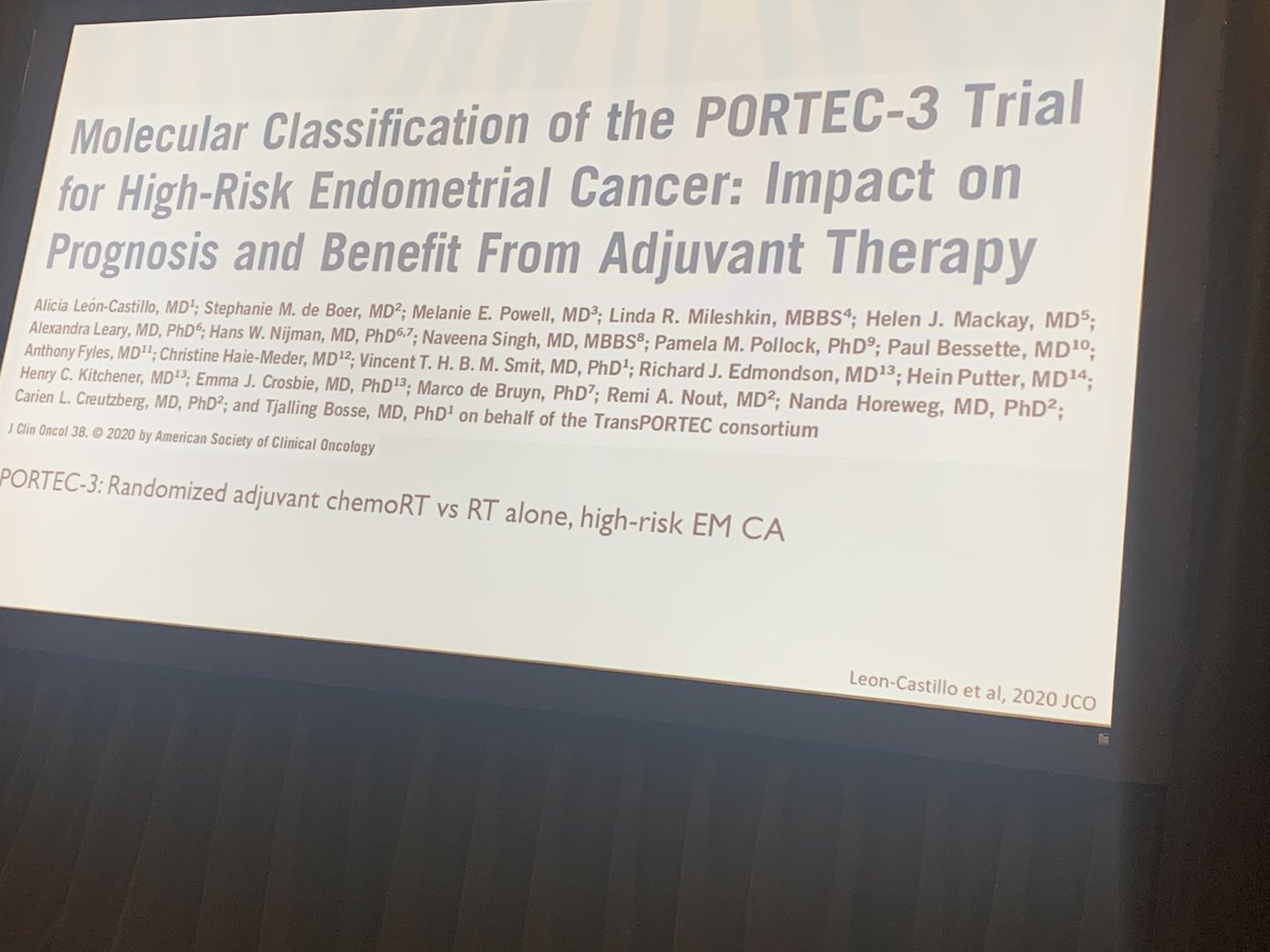 IvyRadOncMD's tweet photo. Does molecular profiling impact clinical outcomes in #endometrial cancer?
Dr. Christine Fisher discusses the difference in outcomes based on tumor subtypes and how we can incorporate this into clinical trials and ultimately treatment approaches
#ACRO22 #RadOnc #gyncsm @ACRORadOnc https://t.co/GAv4bUkzXc