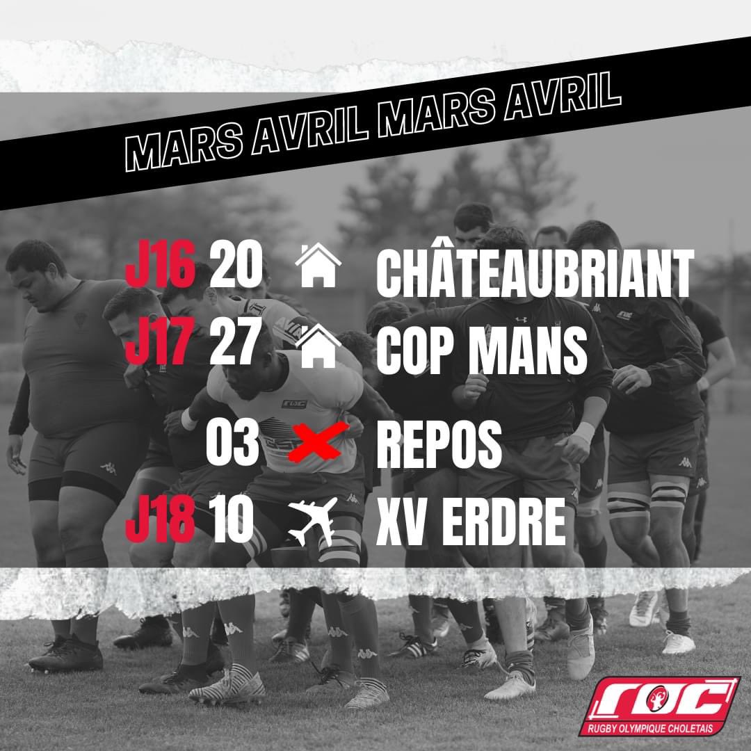 Rugby Olympique Choletais (ROC) tweet media