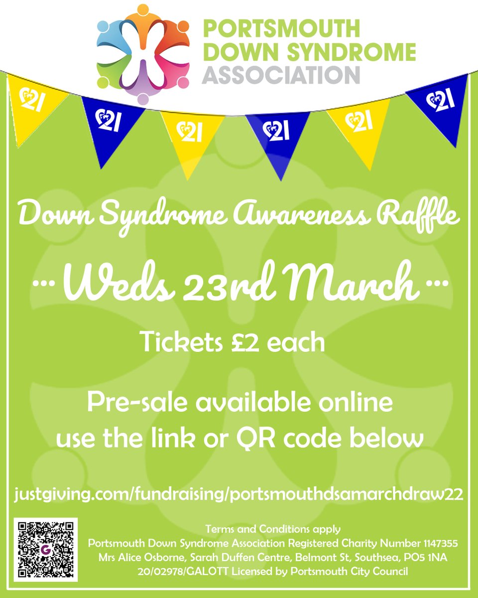 Win some fantastic prizes in our Awareness Raffle including Victorious tickets and luxury hampers. All proceeds to #PortsmouthDSA. bit.ly/3Ih46gx @girliesaints @MichelleS2104 @Hairbear02 @moysern @callen620918 @KateAll93572449 @LucyScoular @C_CrookPDsa @RichJEH72