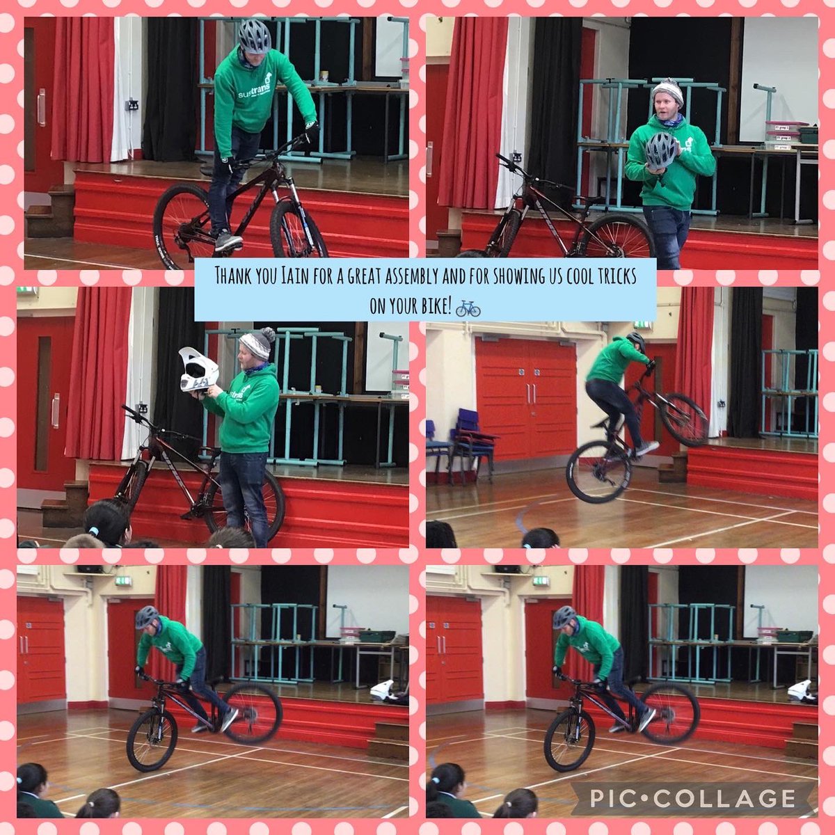 Thank you @Sustrans for a great assembly today! 😃🚲