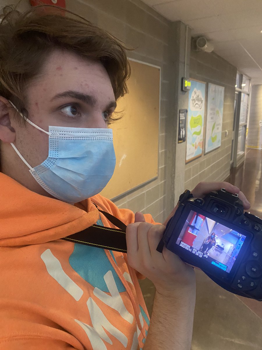 Sarah68212695's tweet photo. When you catch your student being creative on campus, you end up being part of the piece! @DualCreditatCC @OLOLCRUSADERS #digitalimaging #photography #art #creative #learning https://t.co/XNOfmj4NKI