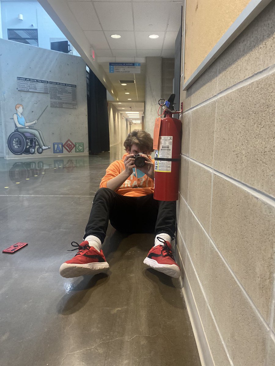 Sarah68212695's tweet photo. When you catch your student being creative on campus, you end up being part of the piece! @DualCreditatCC @OLOLCRUSADERS #digitalimaging #photography #art #creative #learning https://t.co/XNOfmj4NKI