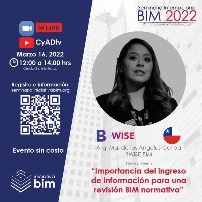 perogar_BIM's tweet photo. "Importancia del ingreso de información para una revisión #BIM. Normativa" 
Webinar del Seminario Internacional BIM 2022, por María de los Ángeles Caripa, @Mangelescaripa, de @BimBwise

Registro:
https://t.co/yG4uwU5fBQ

#VDC @moi6balv #EventosBIM https://t.co/40Gzx0nneY