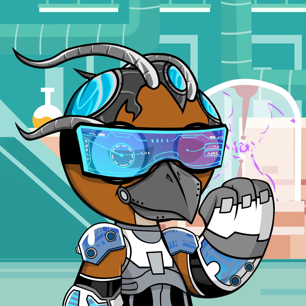 FlipperTheBird's tweet photo. Flipper might have spent a little too much time in the robotics lab.

Or is he at comic-con looking for cosplay girls?

Legendary 1/1 in the upcoming genesis collection https://t.co/PfKP7Bh2cc
