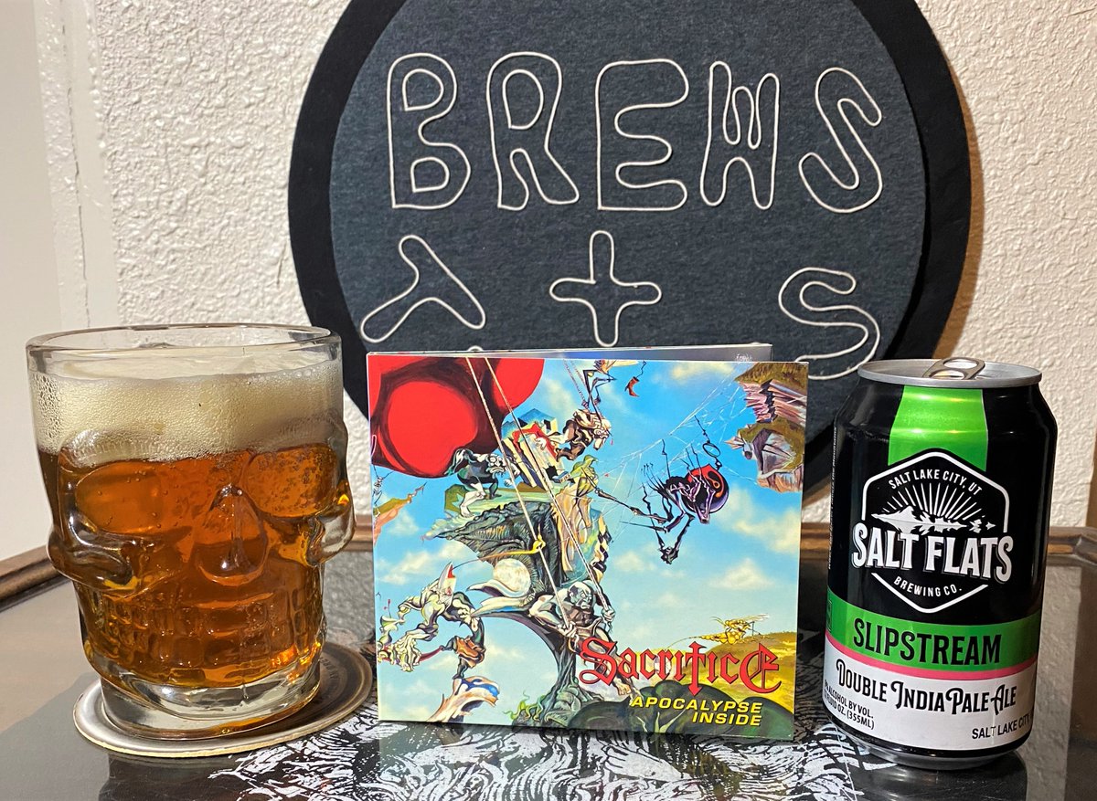 BrewsandTunes's tweet photo. @SacrificeCanada "Apocalypse Inside" &amp; #saltflatsbrewing Slipstream Double India Pale Ale   https://t.co/VOyL8qiPFF https://t.co/uhlM6t5cWJ