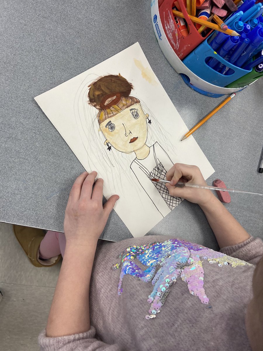 Second grade is using #JackRicheson tempera paint palettes to mix skin colors while listening to Encanto and talking about how we all look different and that’s what makes our world special! 🥰 #allthefeels