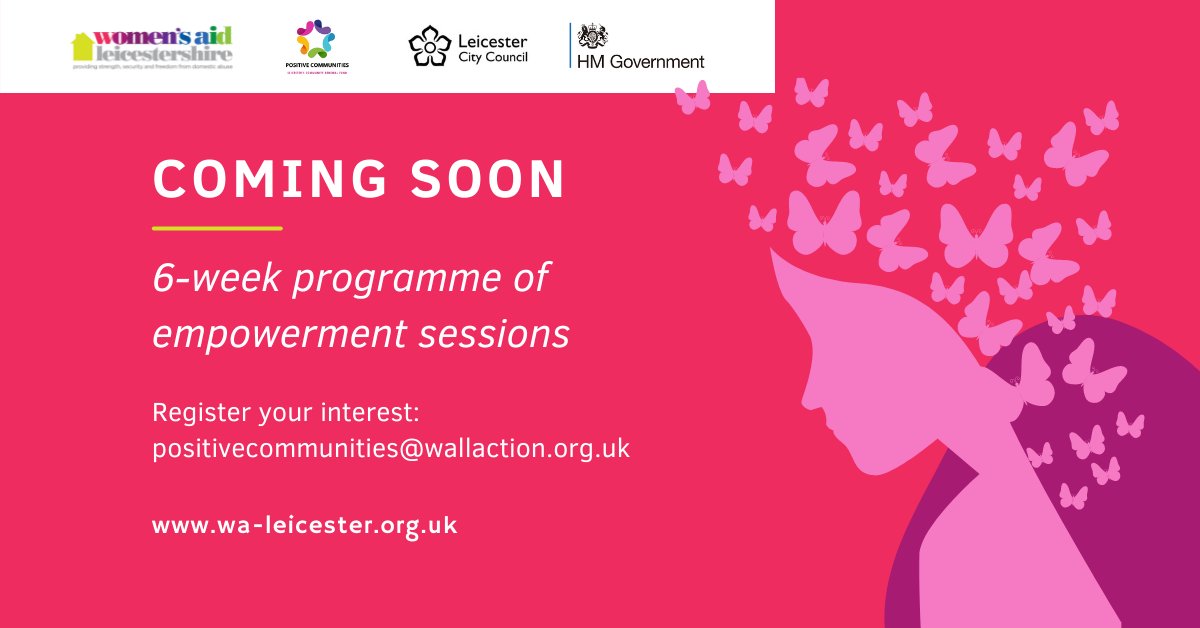 WALLAction's tweet photo. As part of @Positive_Coms, we will be delivering a 6-week programme of empowerment sessions starting in April. To register your interest, email positivecommunities@wallaction.org.uk
#PositiveCommunities #LeicesterCity #Empowerment https://t.co/XrBhZYa8yf
