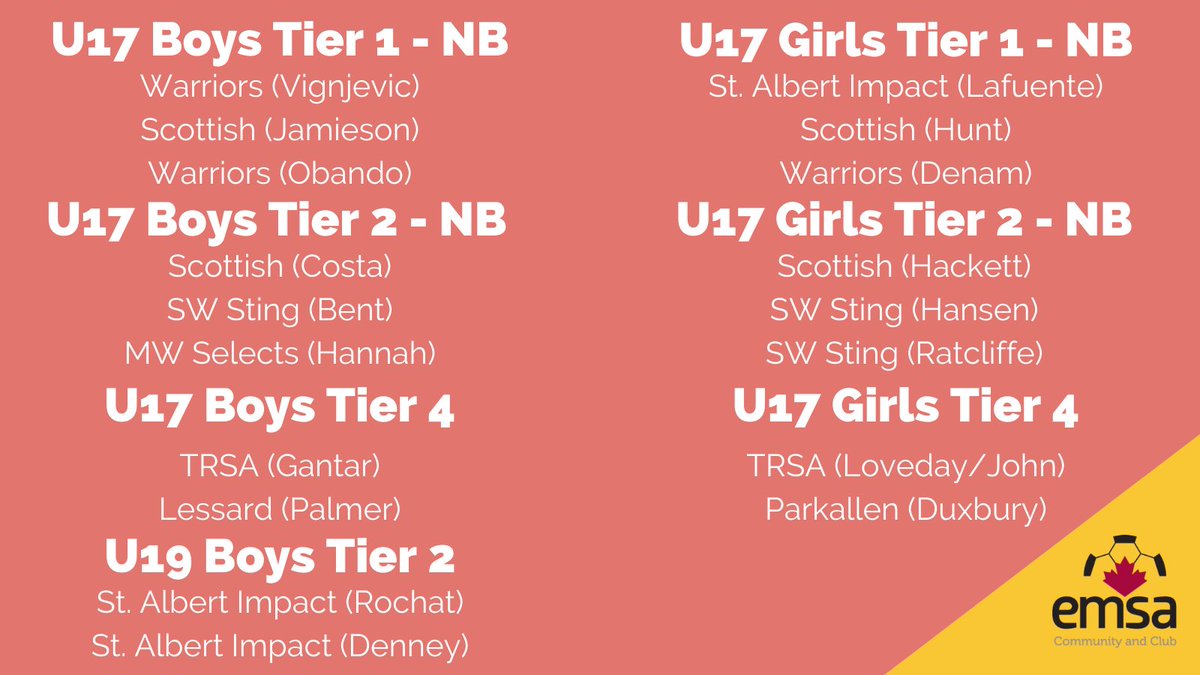 Congratulation to all EMSA TEAMS U13-U19 TIER 1-2-3-4 who qualified for the 2022 Indoor Provincial Championships! The championships will take place this weekend, March 11 to 13, in locations across the province. Visit bit.ly/35uKl7u for details.#Soccer #SoccerTournament