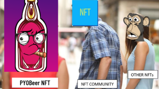 PYOBeerNFT's tweet photo. 🚀PYOBeer is taking the NFT space by storm, but little did you know PYOBeer also has his eyes on you!
We are giving away 5 Super #PYOBeer Roles on Discord🦸
-Join Discord https://t.co/Ps72KMyUty
-Invite 3 #NFT Friends to discord
-Like & Retweet
#NFTGiveaways #NFTCommunity #nft https://t.co/ertXeoG0yw