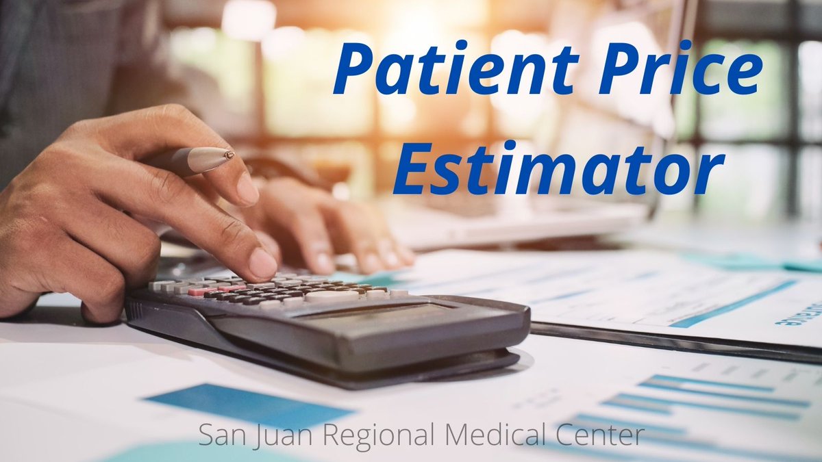SanJuanRegional's tweet photo. We're making it easier for patients to get estimates on medical procedures by teaming up with Experian Health to provide user-friendly self-service patient service estimates: https://t.co/zhrkIBRHVJ.
#Healthcare #SanJuanCountyNM #FarmingtonNM #AztecNM #BloomfieldNM https://t.co/QSO6JMMQmg