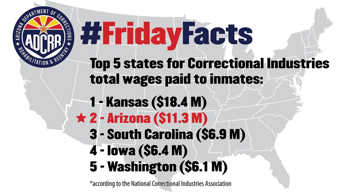 ACIgovADC's tweet photo. We're proud to help inmates gain marketable skills and pay them while they learn!
https://t.co/P7SmI8I9Ku https://t.co/ZIviKBDRRX
