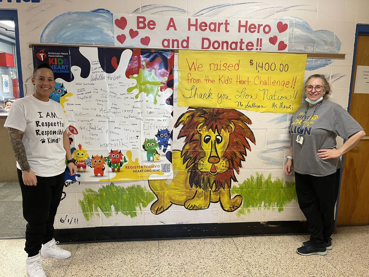 Lafayette Estates #25 LOVES the Kids Heart Challenge! We learned about our hearts, exercised our hearts, and donated $ to help those to get healthy hearts! Thank you Lion Nation!! <a href="/25Lafayette/">Lafayette Estates School #25</a> <a href="/Braunsdorf25/">Edward Braunsdorf</a> <a href="/jennifer_mauri/">Jen Mauri</a>