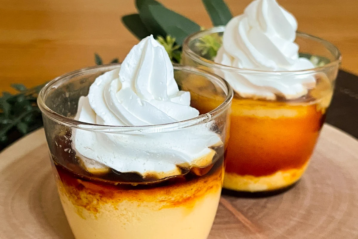 たった3つの材料でできる！至福の半熟プリン。