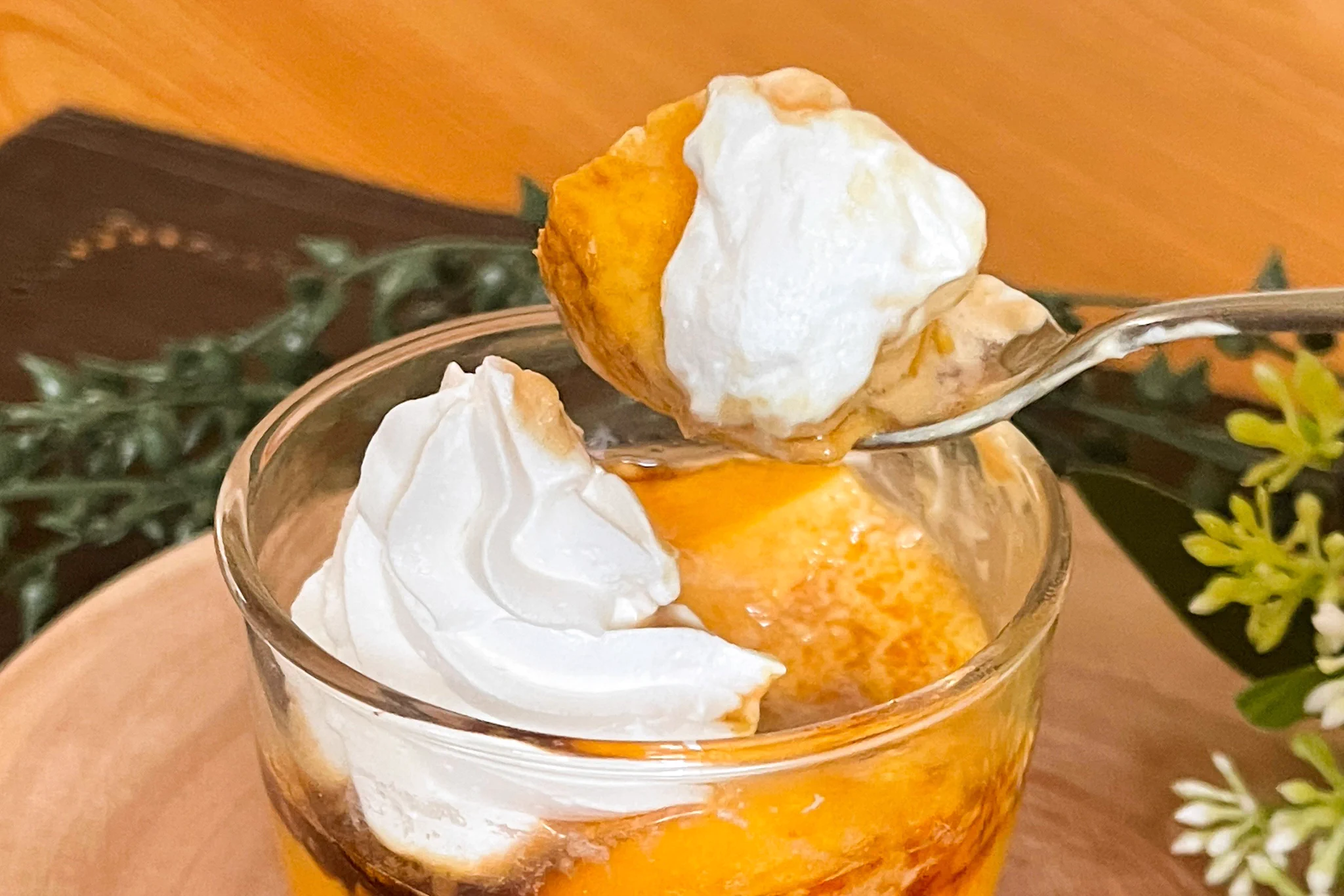 たった3つの材料でできる！至福の半熟プリン。