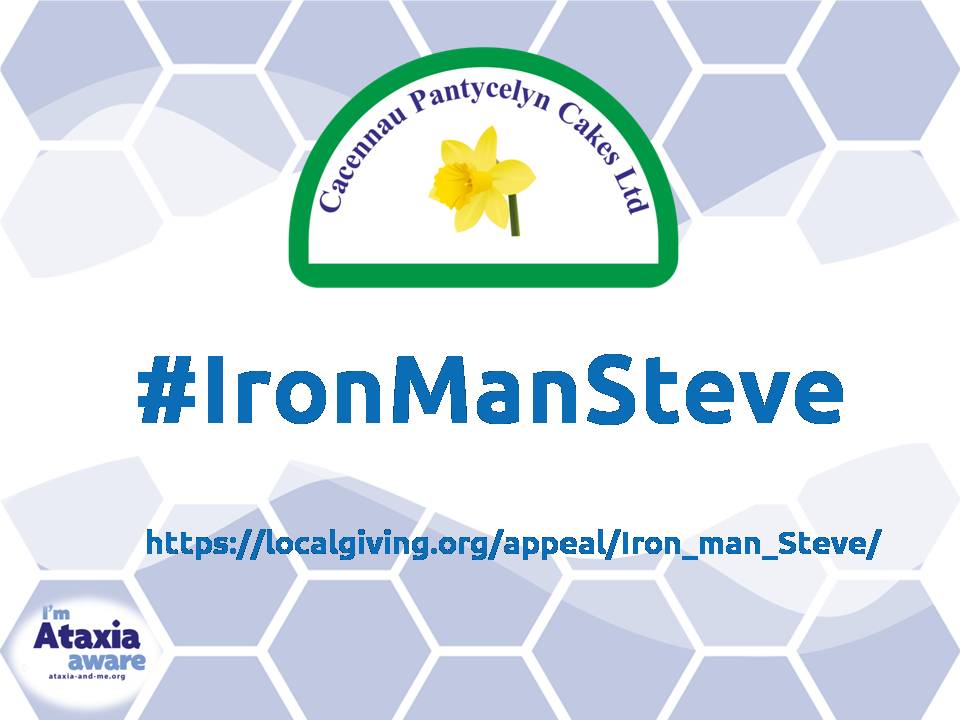 Ataxia_and_Me's tweet image. We are very Proud, that Steve #Cacennau @pantycelyn #Cakes is taking on the #IRONMAN #Swansea for local #charity #Ataxia #RareDisease #patient #charity #Wales Checkout #IronManSteve Please support via our  @Localgiving #Appeal page localgiving.org/appeal/Iron_ma…