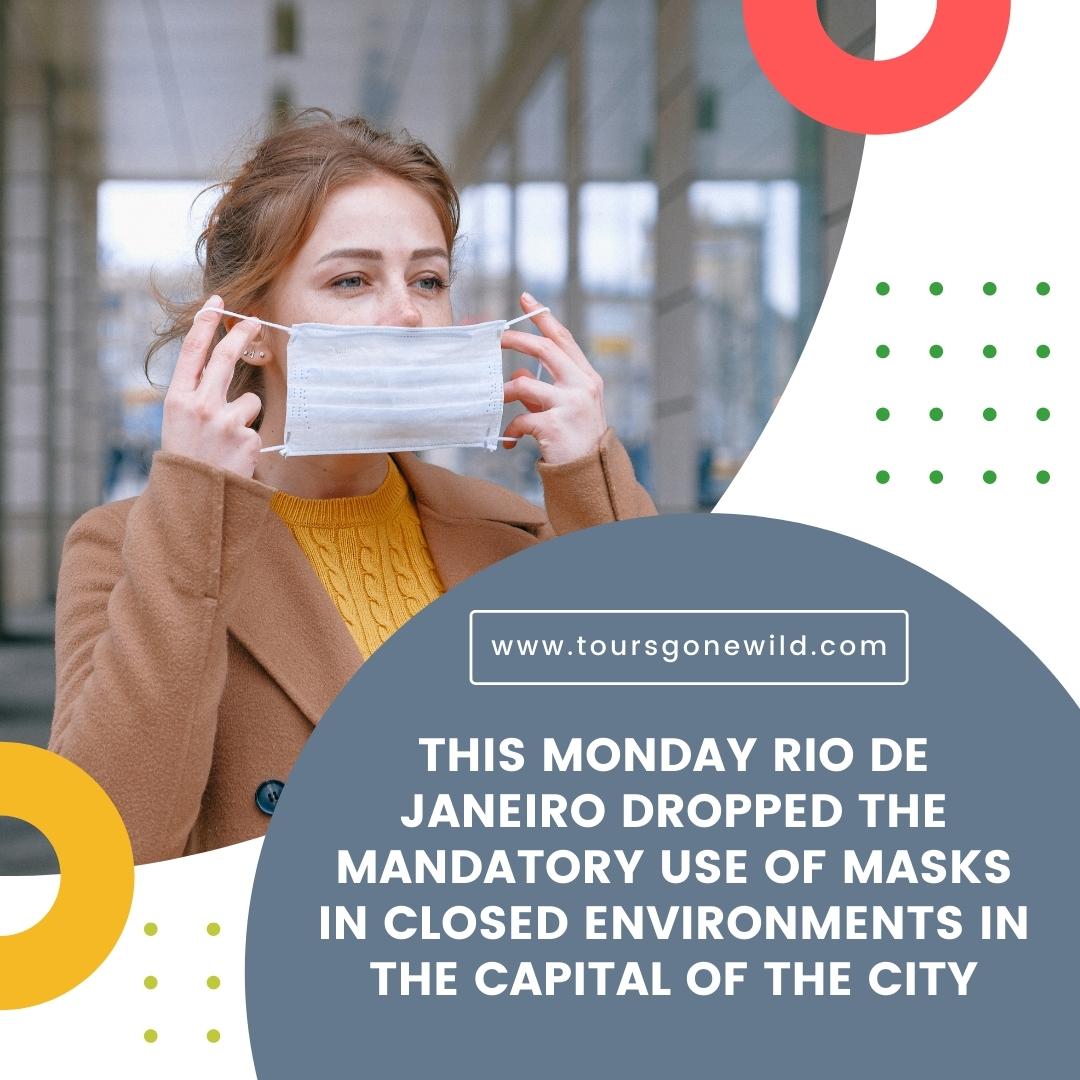 toursgonewild's tweet photo. With 99.5% of the adult population fully vaccinated, 84% of seniors boosted and less than 1% of hospitalizations due to Covid, the City of #RiodeJaneiro has dropped the mandatory use of masks!  https://t.co/B7vunKmA2A #wanderlust #behappy #misstraveling #vacayallday #outofoffice https://t.co/WL8NXc5yYk