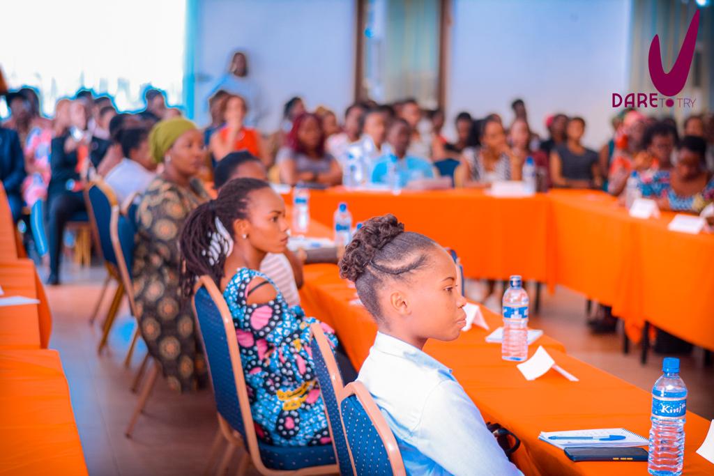 Official launch of DARE TO TRY campaign this 10.03 supported by the <a href="/US_Emb_Burundi/">U.S. Embassy Burundi</a>. 105 participants from 12 provinces of #Burundi over 400 applicants will receive trainings on #Entrepreneurship  topics. Best projects will be selected and financed +coaching for 6 months.