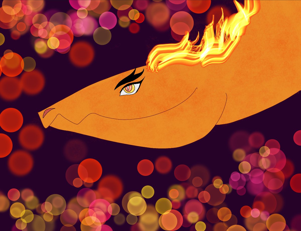 MhaMostly's tweet photo. This is so so late and not very well done but I really wanted to try and draw them as dragons so here they are! #Renkazaweek2022 https://t.co/NHHWAFMXzO