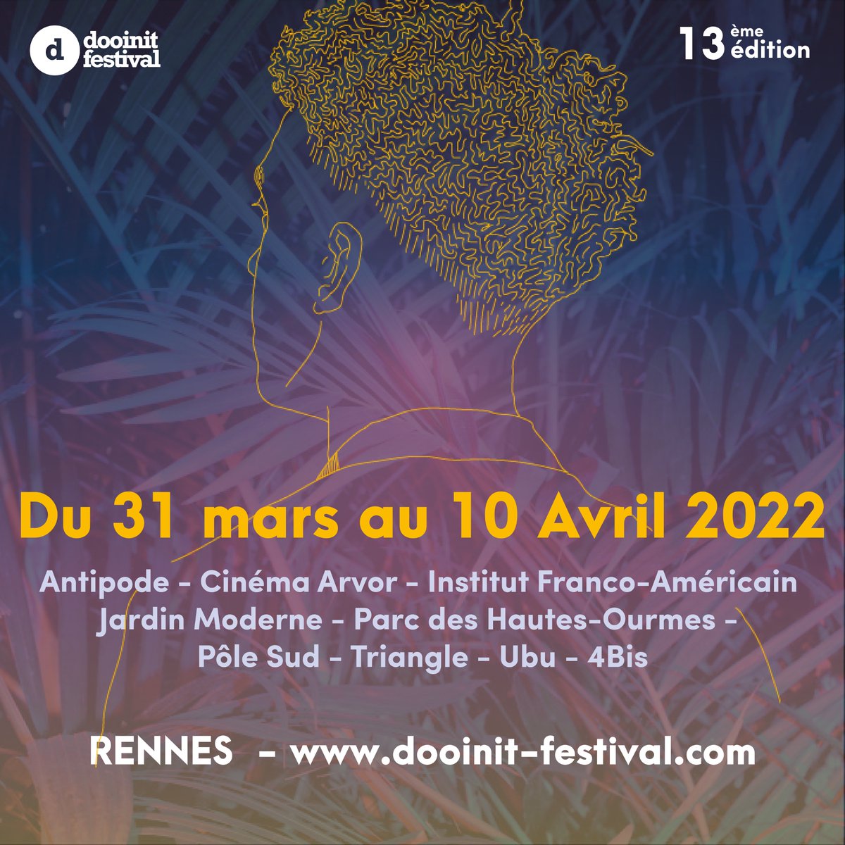 Le #dooinitfestival revient pour sa 13ème édition du 31 mars au 10 avril prochain !
Billetterie : link.dice.fm/DOOINIT-FESTIV…