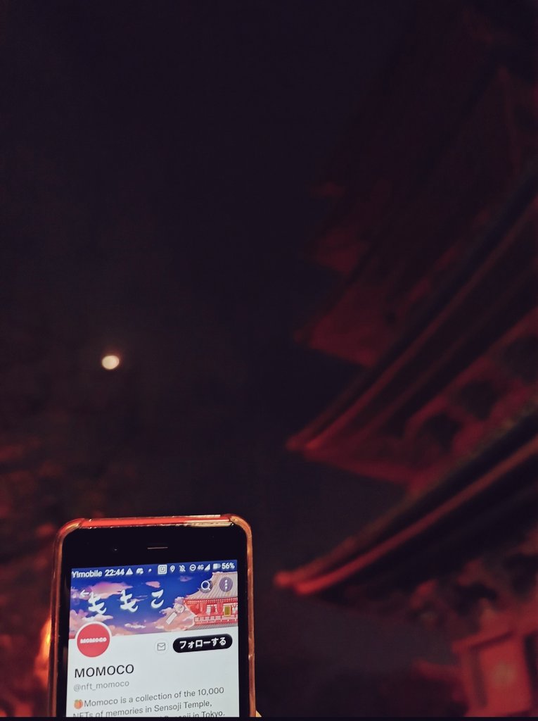 mnstakapi's tweet photo. @nft_momoco To commemorate the opening of Discord today, I have prayed to my favorite temple⛩️ for the success of this project! https://t.co/bkRnbIGQyb