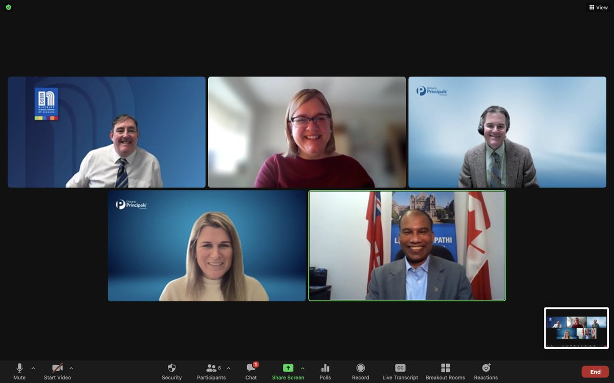 Pleased to have the opportunity to discuss staff shortages, mental health and online learning with MPP <a href="/LoganKanapathi/">Logan Kanapathi</a> #VirtualAdvocacy #OPCLeadLearn
