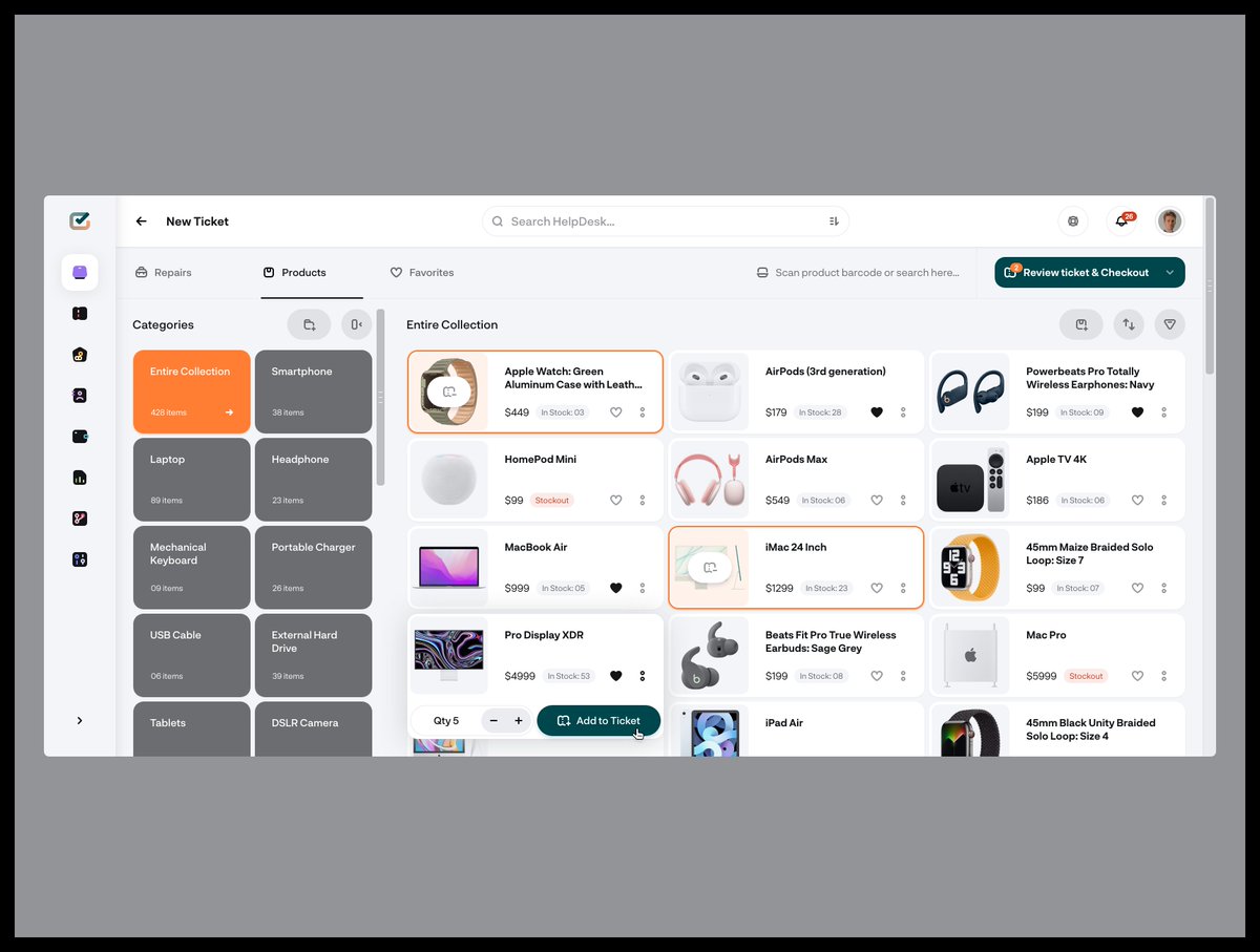 noptar's tweet photo. A little something, further details on: https://t.co/gEJqVHp4uj

#ui #ux #interactiondesign #prototyping #POS #products #tickets #repairdesk #usability #saas #iconography #Pakistan #accessibility https://t.co/SmxvOTnPMs