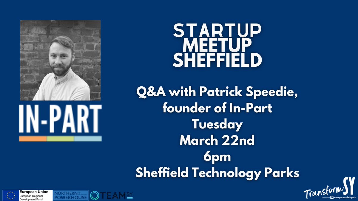 transform_sy's tweet photo. Join us for Q&amp;A with @JPSpeedie, founder of @IN_PART 

Patrick hit all major milestones a tech founder can – he built a team from 2 to 40, raised investment, took his company to foreign markets and was just acquired!
Come and ask him anything: https://t.co/wnChR2Azs0
#startupsy https://t.co/wwY6cXs8M2