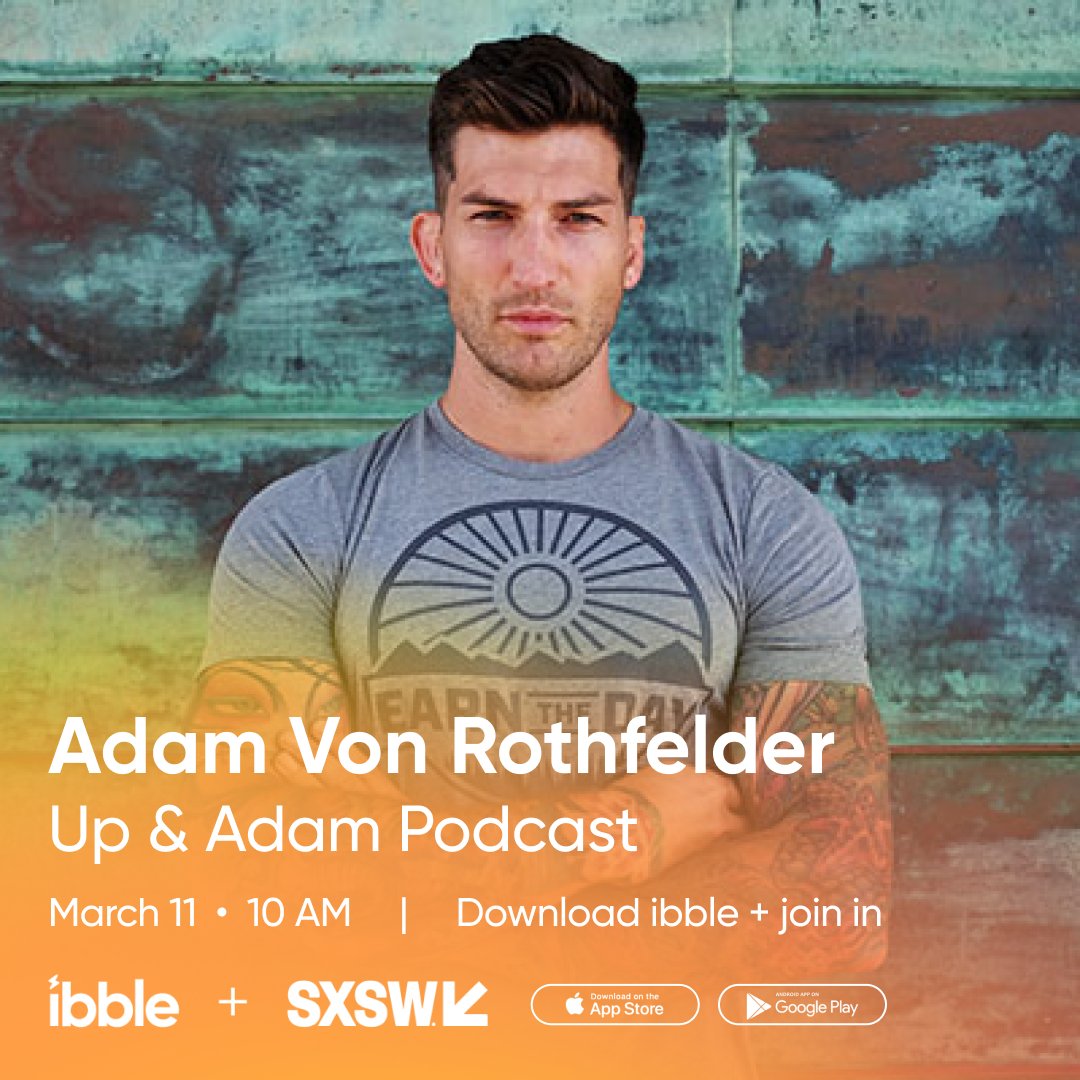 getibble's tweet photo. 🎤 Up & Adam Podcast is #LIVE on the main stage! Download the #ibbleapp now to watch now.
Download ibble 👉https://t.co/3dZfDrjWvS
#ibble #sxsw2022 #tech #crypto #music #livemusic #austinTexas #startups #ATX #podcast https://t.co/gu94N6ufhl