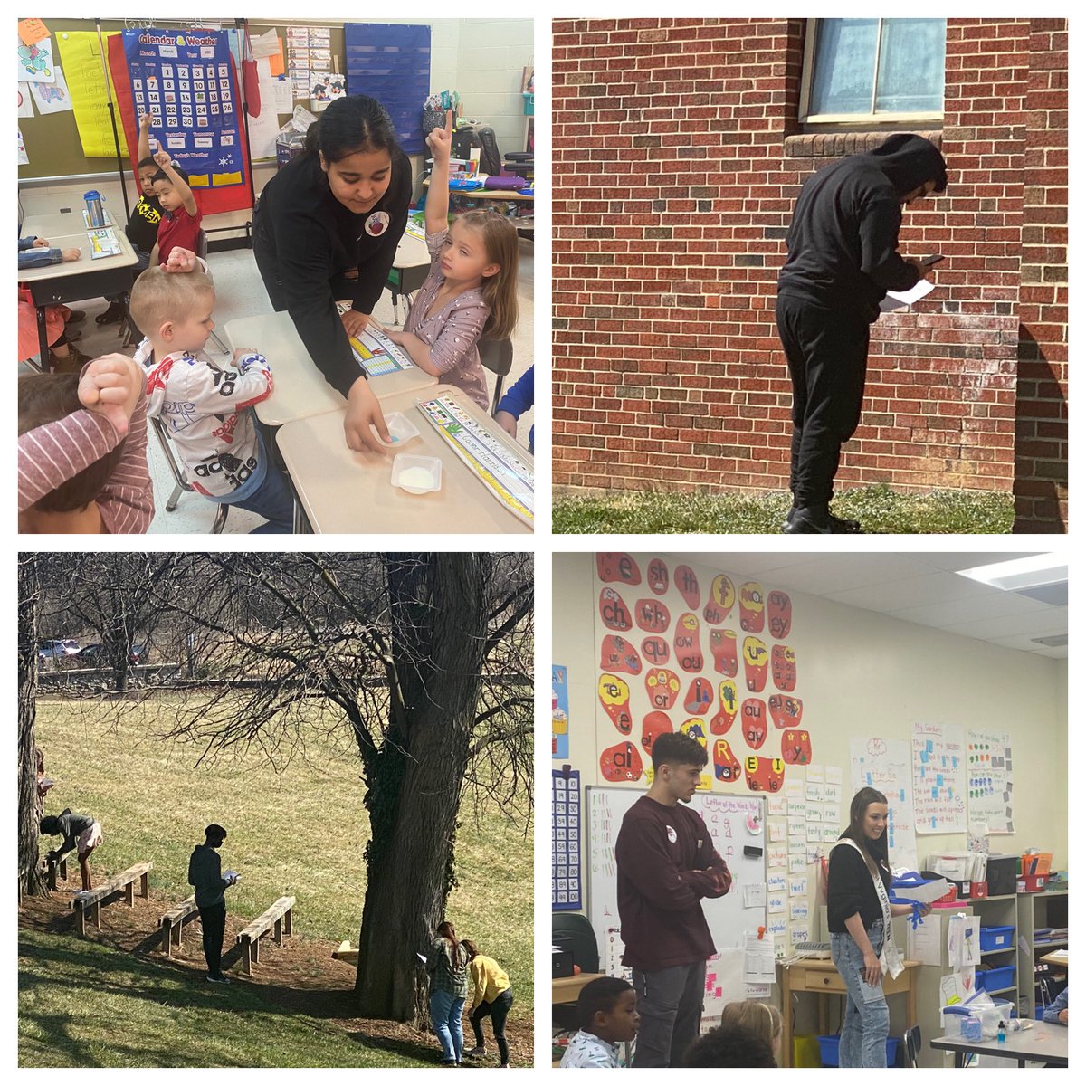 MrsHainesMHS's tweet photo. Absolutely awesome day today! Spent some time at Berkeley Heights with Kinders doing science. Now AP Bio is enjoying the weather on a nature scavenger hunt as we wrap up our Ecology unit. @MhsSnhs @MHSTrentSherman @BerkCoSchoolsWV https://t.co/tey8a3CPHz