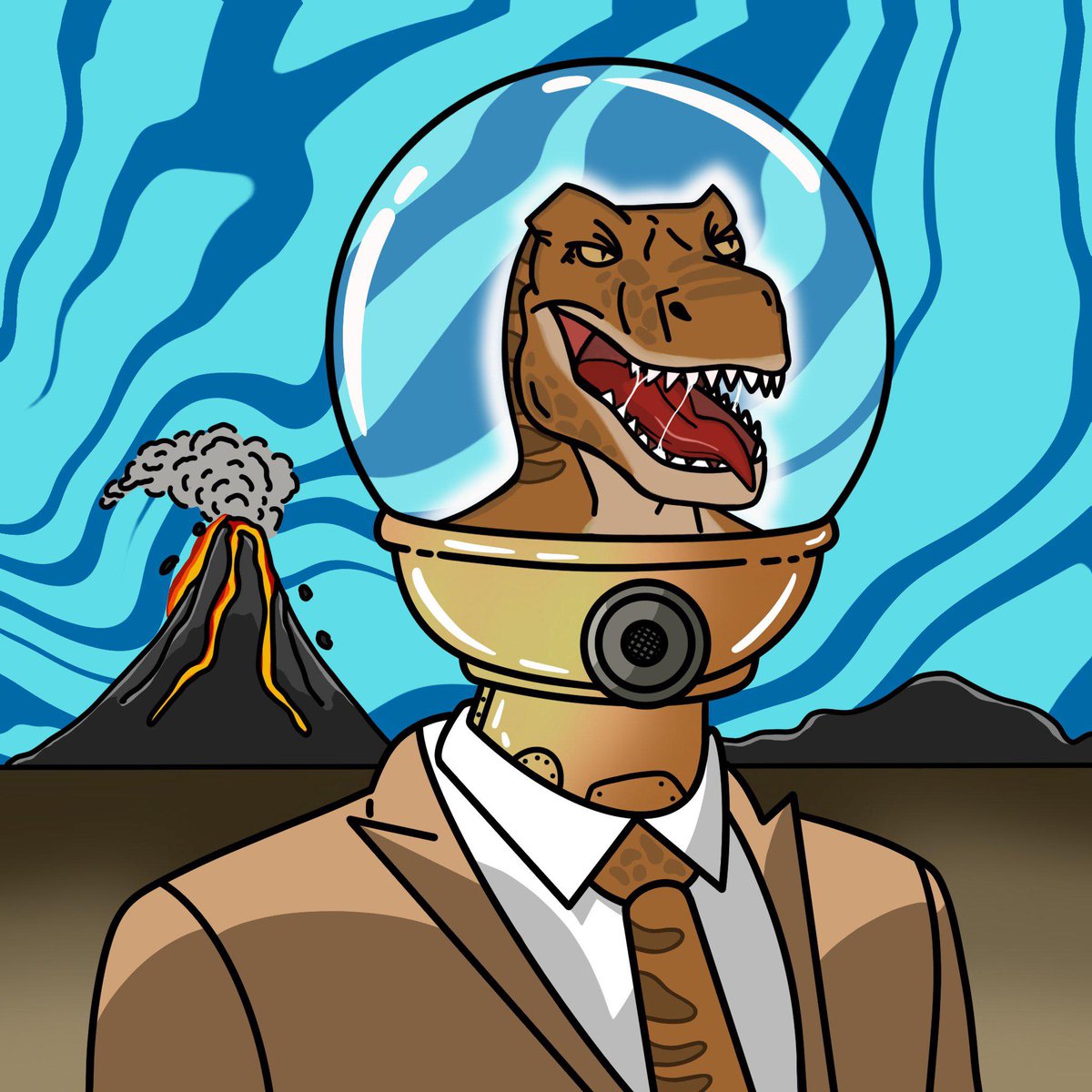 theraptorclub's tweet photo. Good Morning $algo fam! It's finally Fridaaaaay! 🔥🔥🔥  Stay tuned tonight, This Domed Raptor by @BYHZ_ will be up for auction! 😎

Have we mentioned that it's Gen 1? 👀

#Algorand #ALGO #AlgoNFT #algofam #LongLiveRC https://t.co/rv1MAezQjb