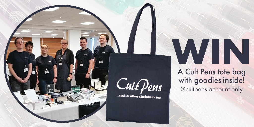 cultpens's tweet photo. If you visited us at the London Pen Show, you would know we handed out goody bags with every order &amp; we want to give 3 lucky people the chance to win one!

As always simply like this post &amp; share it for a chance to win.

The winner will be chosen on or after Friday 18th March. https://t.co/70eYbI5dm0