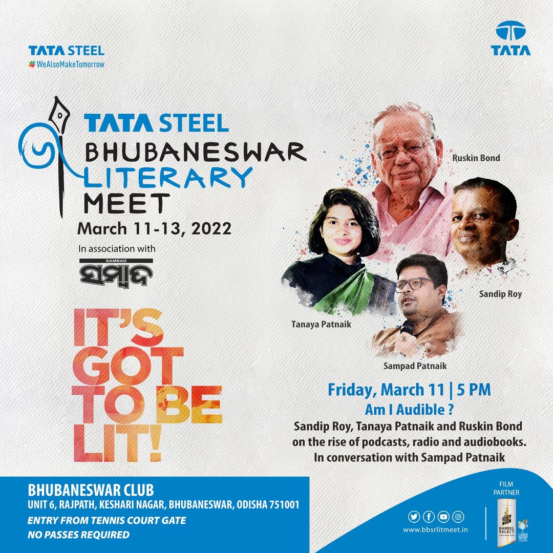 MYBBSR's tweet photo. TATA STEEL BHUBANESWAR LITERARY MEET IS BACK WITH A MASSIVE LINE UP - FREE ENTRY AND NO PASSES NEEDED

SWIPE RIGHT TO CHECK THE SCHEDULE

To read more, check the link below:
https://t.co/I4bsEYlaIb

#itsgottobelit #tsblm #bhubaneswarclub https://t.co/oAGw5TzHv1