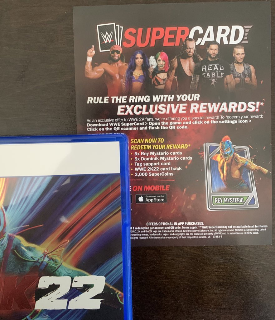 I’ll be doing the same thing for 2K22, all you gotta do is like this tweet and follow. I’ll pick a winner this Sunday #WWE2K22 #WWESuperCard
