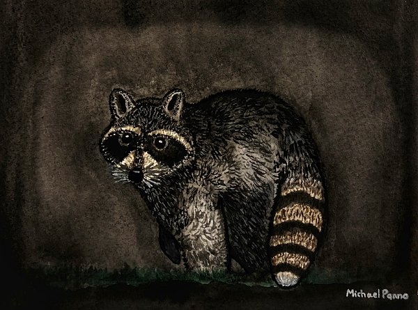 ForgeMosquito's tweet photo. New artwork for sale! - "Raccoon" - https://t.co/DNouAi8fHX @fineartamerica https://t.co/12aFyE0fI2