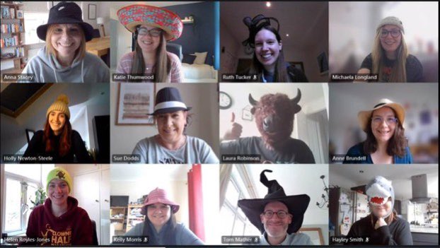Just a casual Friday afternoon working at home wearing a sombrero 💁‍♀️ #HatsOnForHydrocephalus

<a href="/irwinmitchell/">Irwin Mitchell</a> <a href="/SHINEUKCharity/">Shine</a> #HatsOnForHydrocephalus  #Hydrocephalus #HatsOn