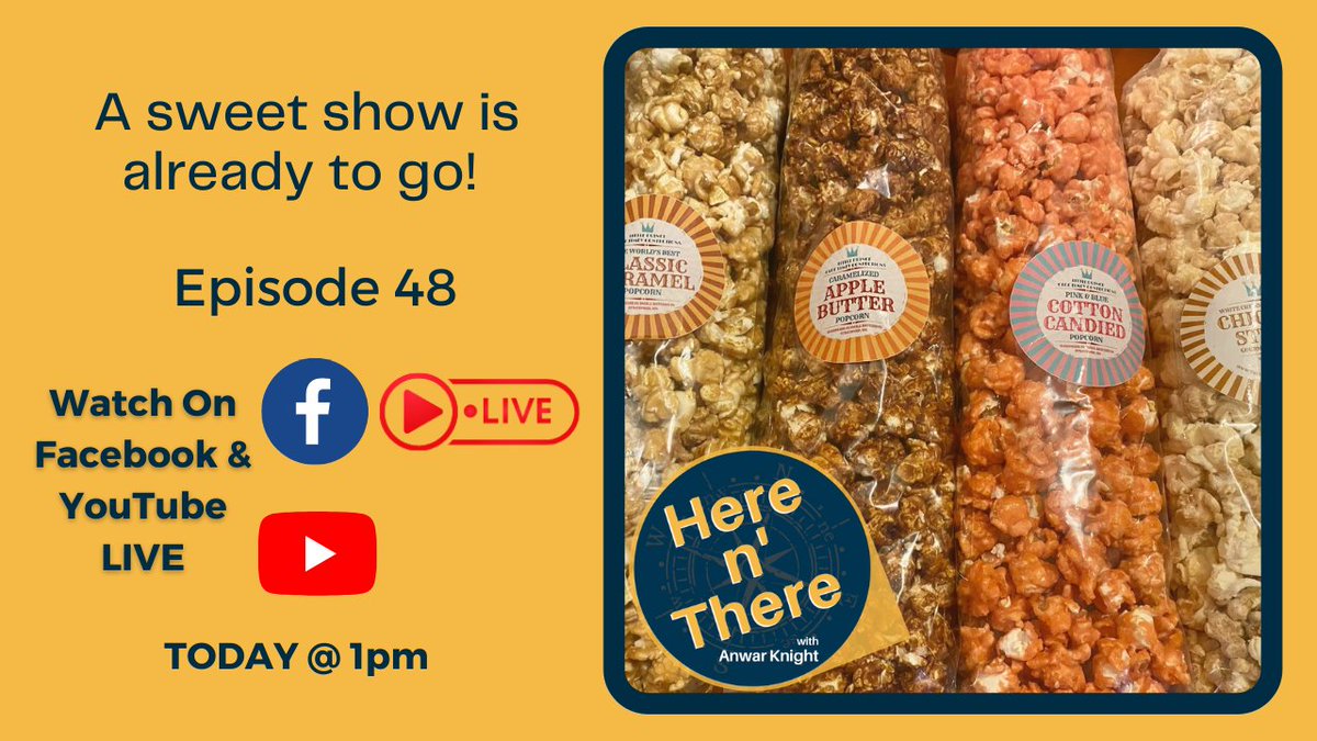 AnwarKnight's tweet photo. Join me #LIVE today at 1pm for another eps of 
#hereNthere ! We head to Belize to explore a private island that could become the world's newest country. Plus I will have your full forecast
and we will play "The Price is What?" too! 
https://t.co/NxdAmOyz3a
https://t.co/JeZKOTpENm https://t.co/KTDMCBnM70