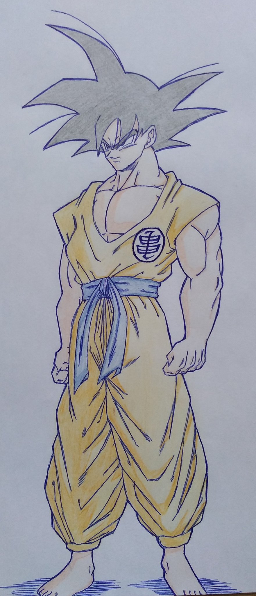 Detalle 14+ imagen dibujos de goku cuerpo completo Detalle 14+ imagen dibujos de goku cuerpo completo