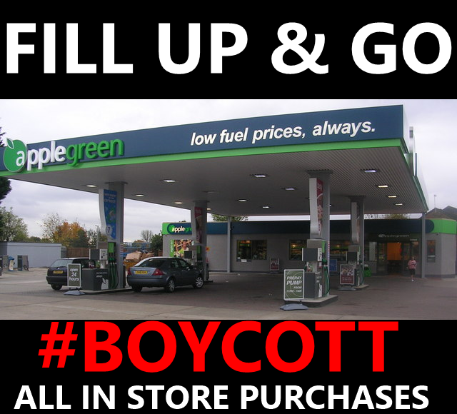 DerekJByrne45's tweet photo. #Maxol #Circlek #Texaco #AppleGreen Purchase nothing instore and make a stand against Profiteering at the petrol Pumps. #Boycott all instore purchases https://t.co/tsUGNAS7ox