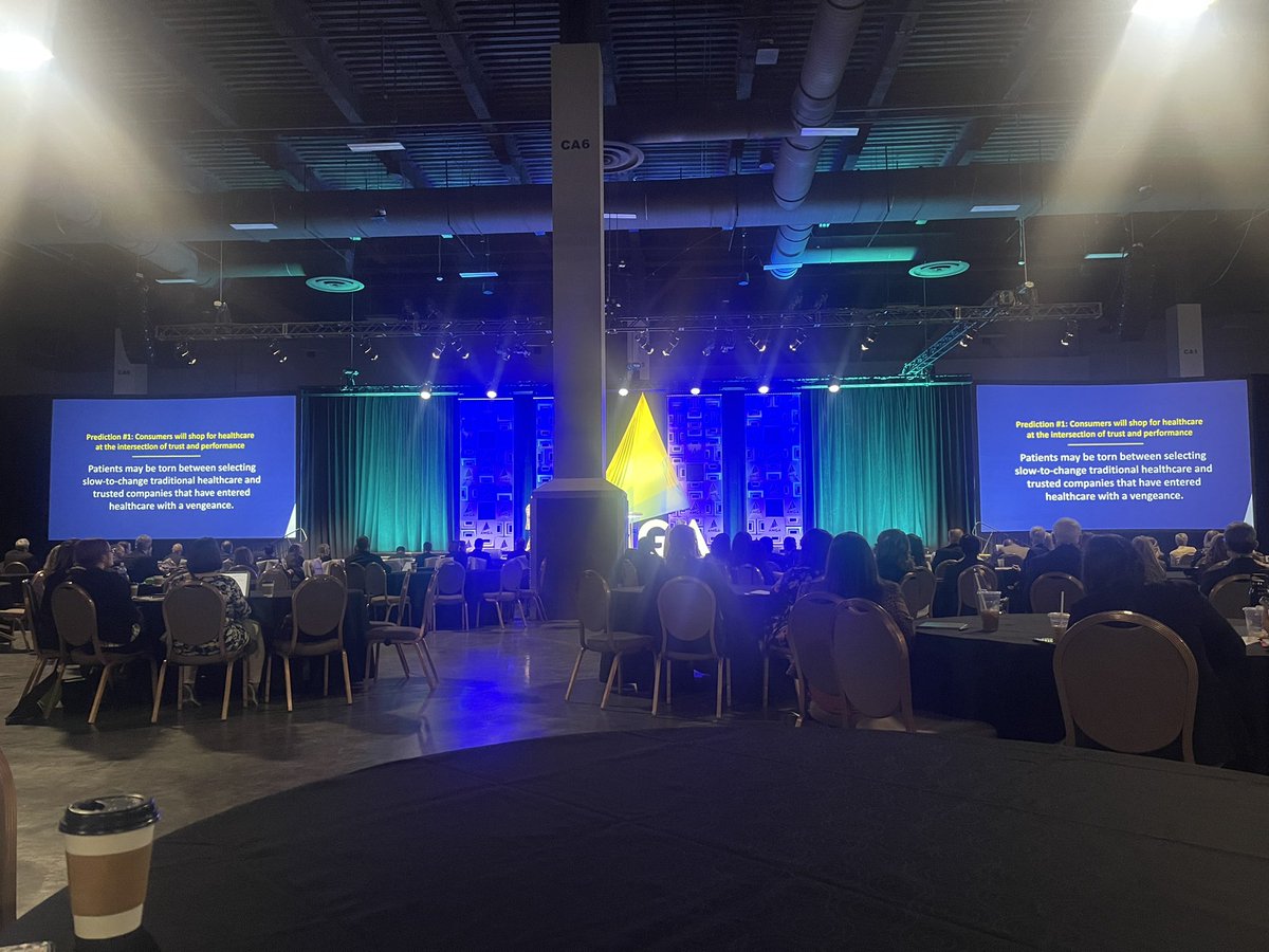 SonjaRosenMD's tweet photo. “Consumers will shop for healthcare at the intersection of trust and performance” great talk by @CraigSamitt on #innovation &amp; #disruption in the future of #healthcare #delivery @theAMGA #AC22 https://t.co/19eiLi467H