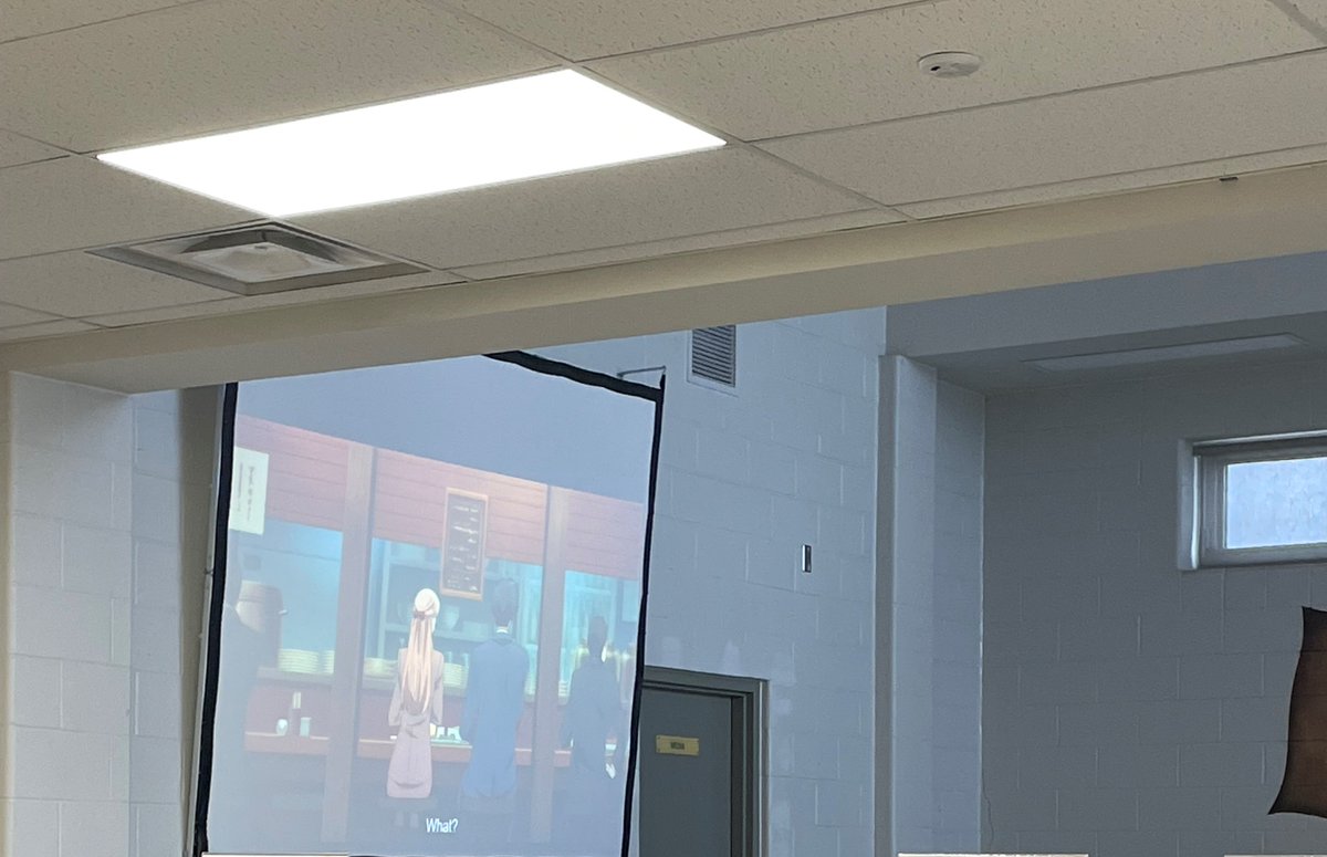 CampionLibrary's tweet image. It&apos;s Friday Flix in the LLC! Keeping with our March Manga Madness theme: Anime!