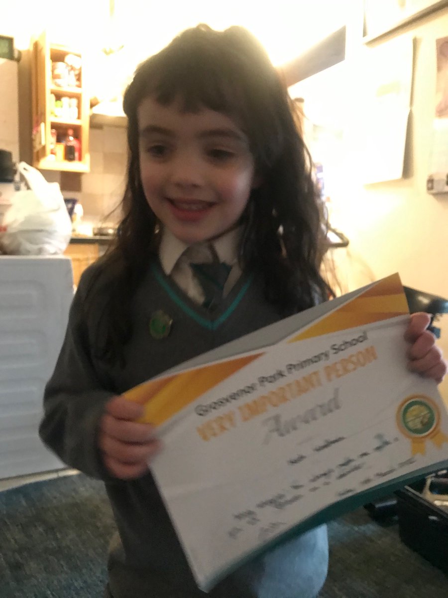 EmWoodhouse91's tweet photo. We have one super happy VIP 🌟 
Thank you Mr Wilson for making the end to her week amazing and she’s telling everyone she beat you in a scooter race! 😂 🛴 
@GrosvenorParkPr https://t.co/MVW1O08BXp